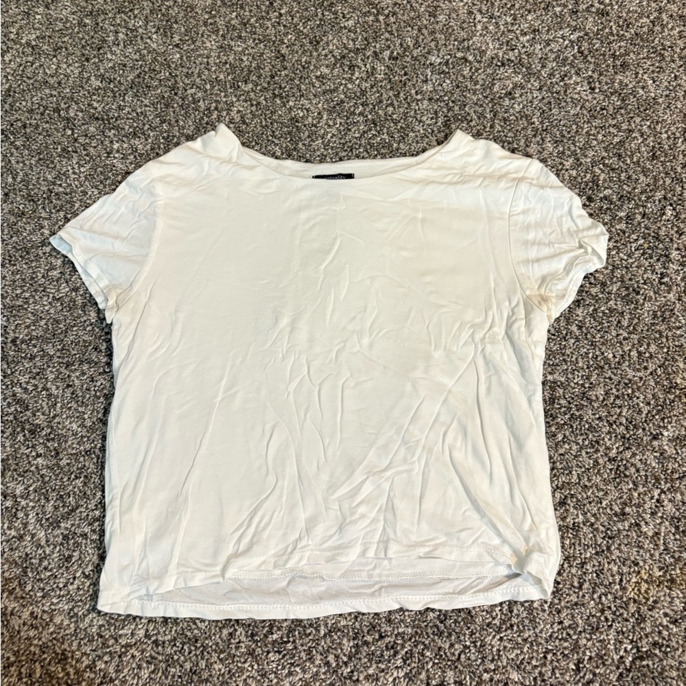 dry goods white tee
